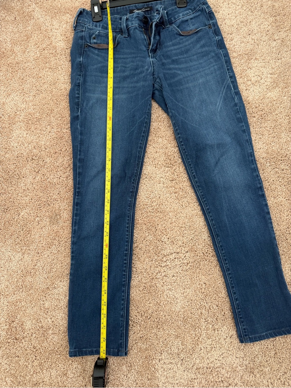 Girls Kenneth Cole New York UK Size 25 Blue Denim Skinny Jeans